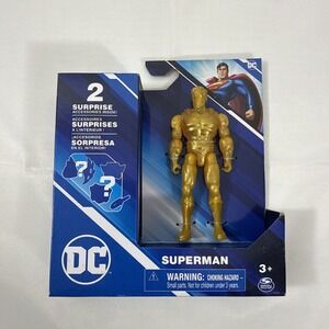 Spinmaster Superman Gold 2 Surprise Accessories